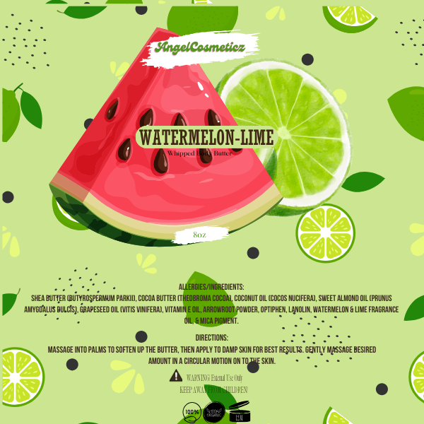 Watermelon-Lime Body Butter