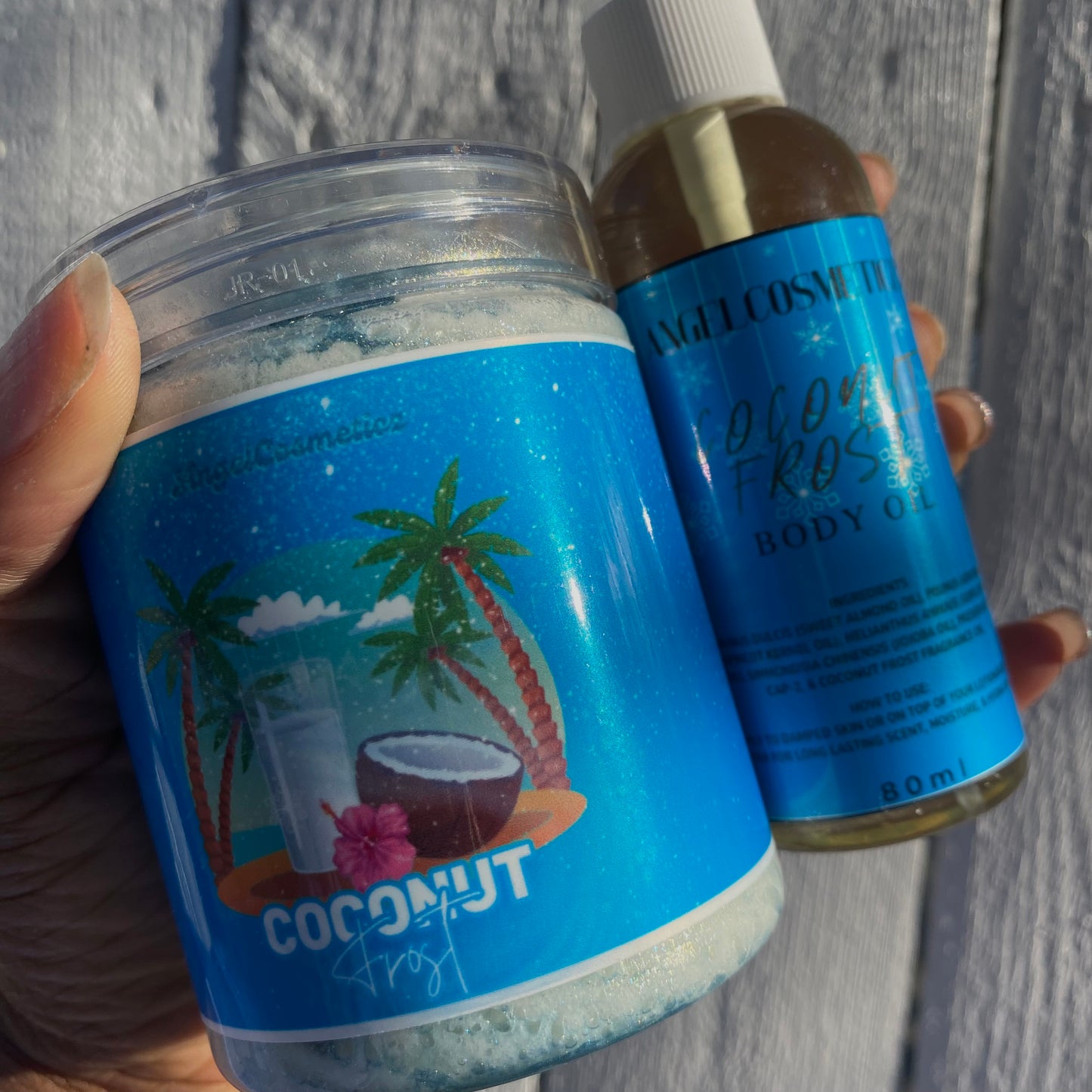 Coconut Frost Body Butter & Body Oil Set
