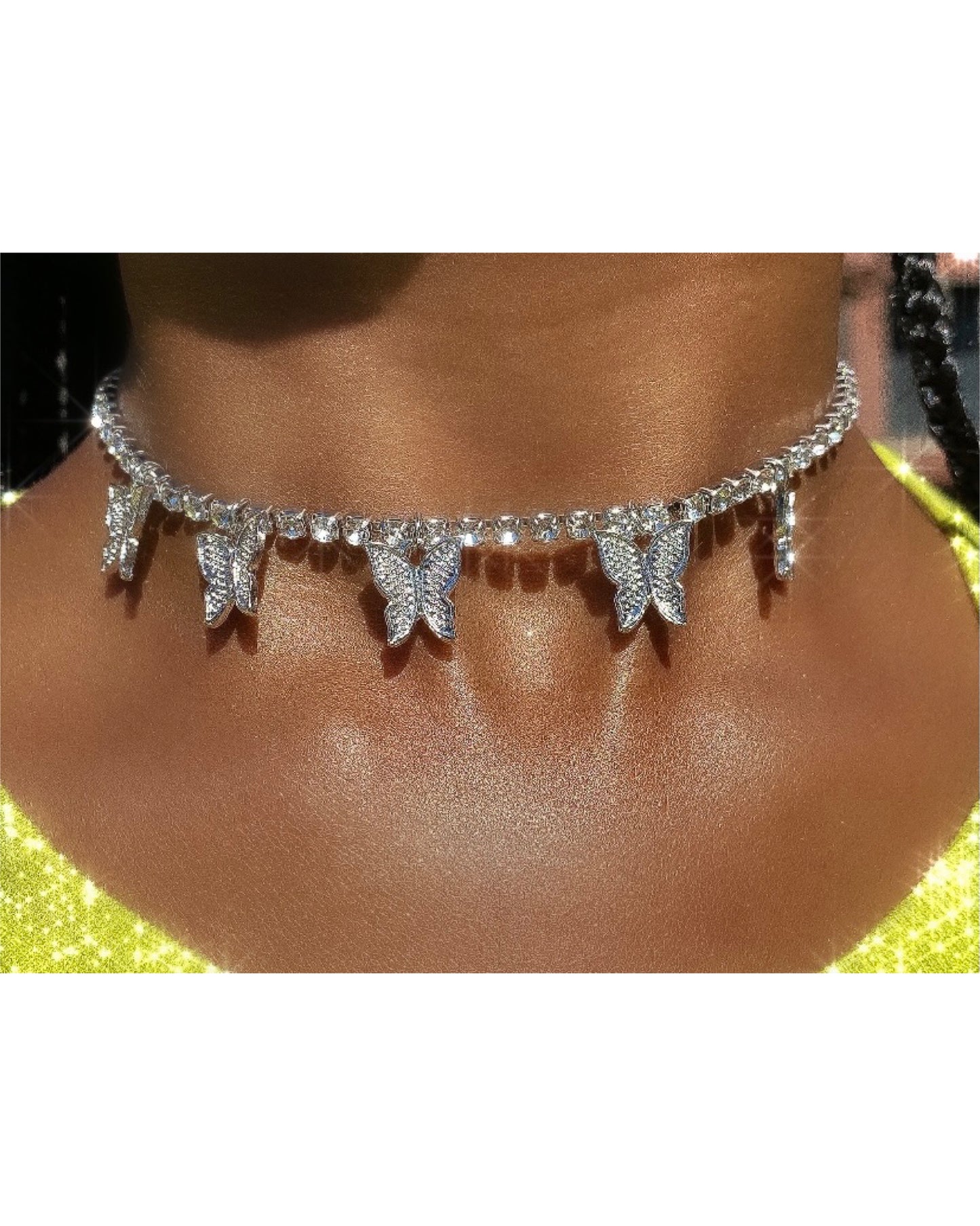 Silver Butterfly Chain